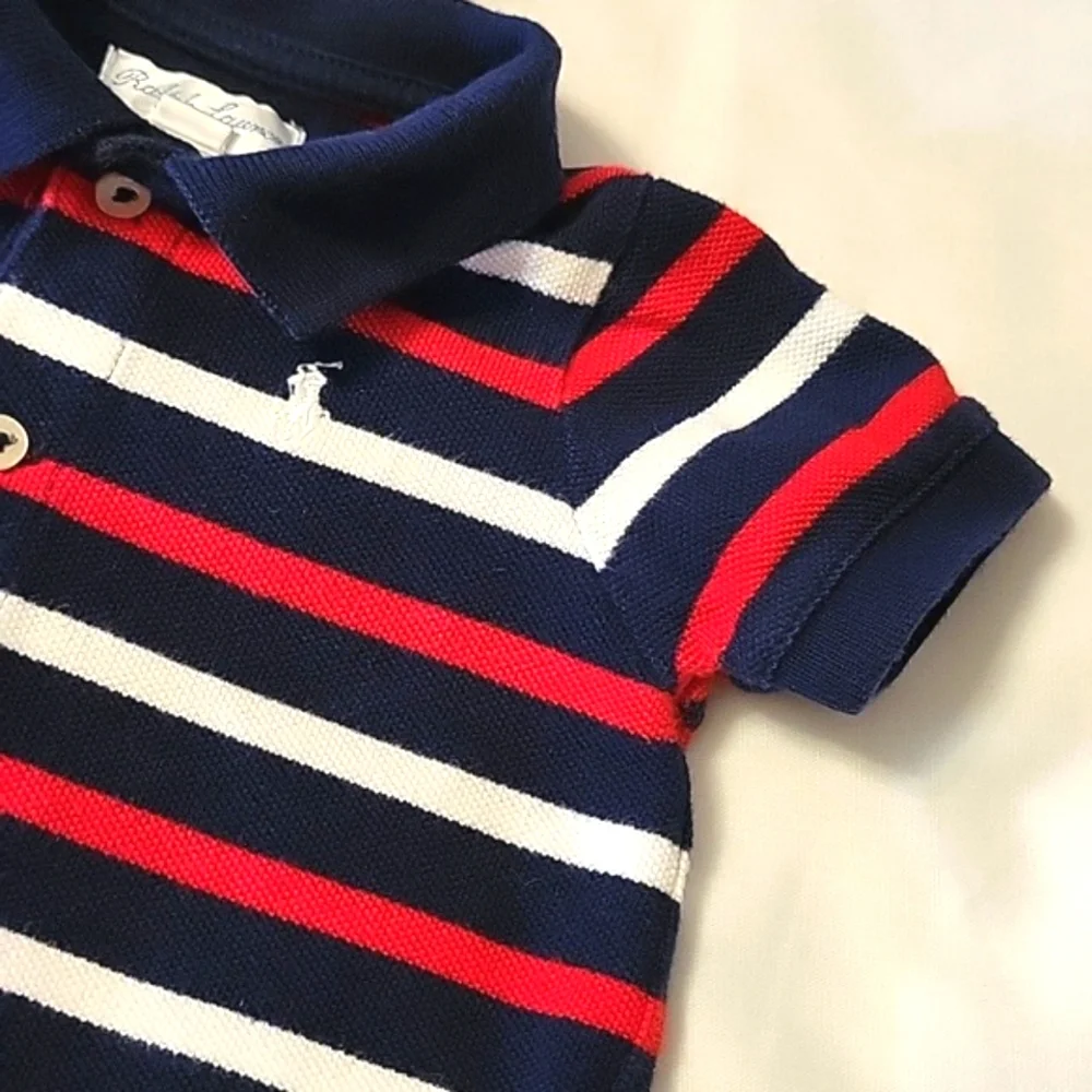Ralph Lauren & NEW Carter's One-Piece Infant Romper Bundle